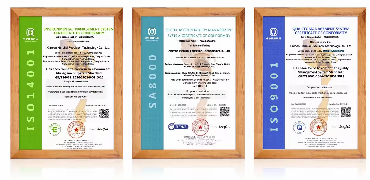 Heruilai certifications