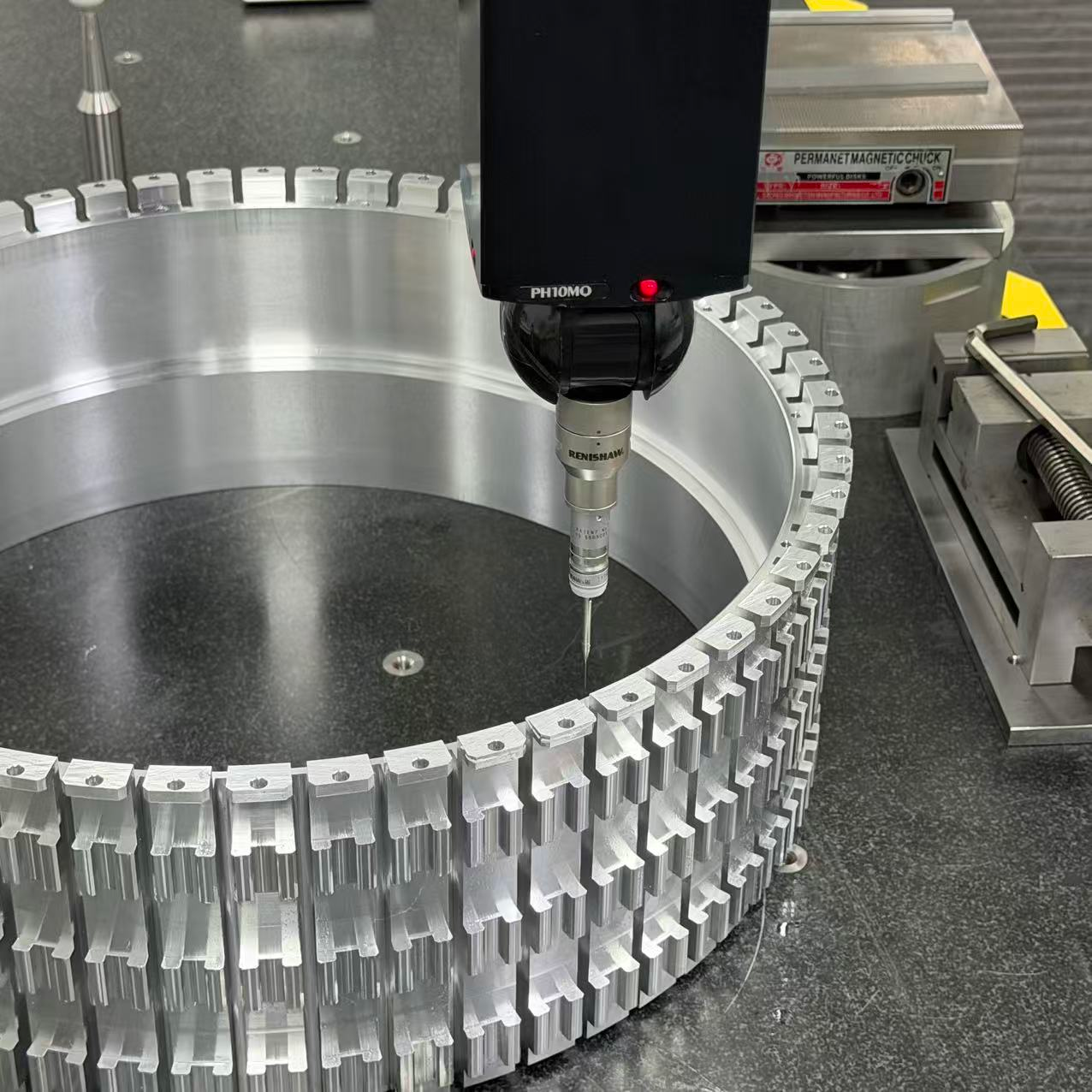 Large-diameter precision industrial component